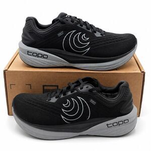 Topo Athletic Phantom 4 WP Men's 9 Black Charcoal Waterproof Running Shoes